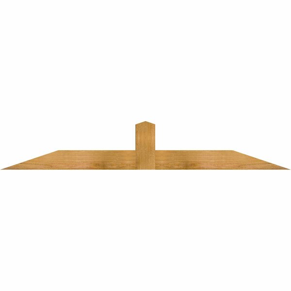 Ekena Millwork Portland Rough Sawn Timber Gable Bracket, Western Red Cedar, 60"W x 10"H x 4"D x 4"F, 4/12 Pitch GBW060X10X0404POR00RWR - main